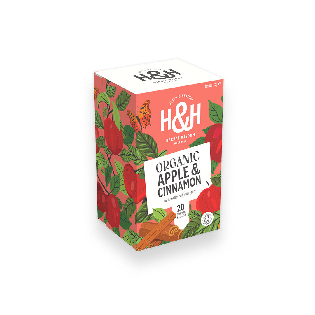 Apple & Cinnamon Organic Herbal Tea Bags